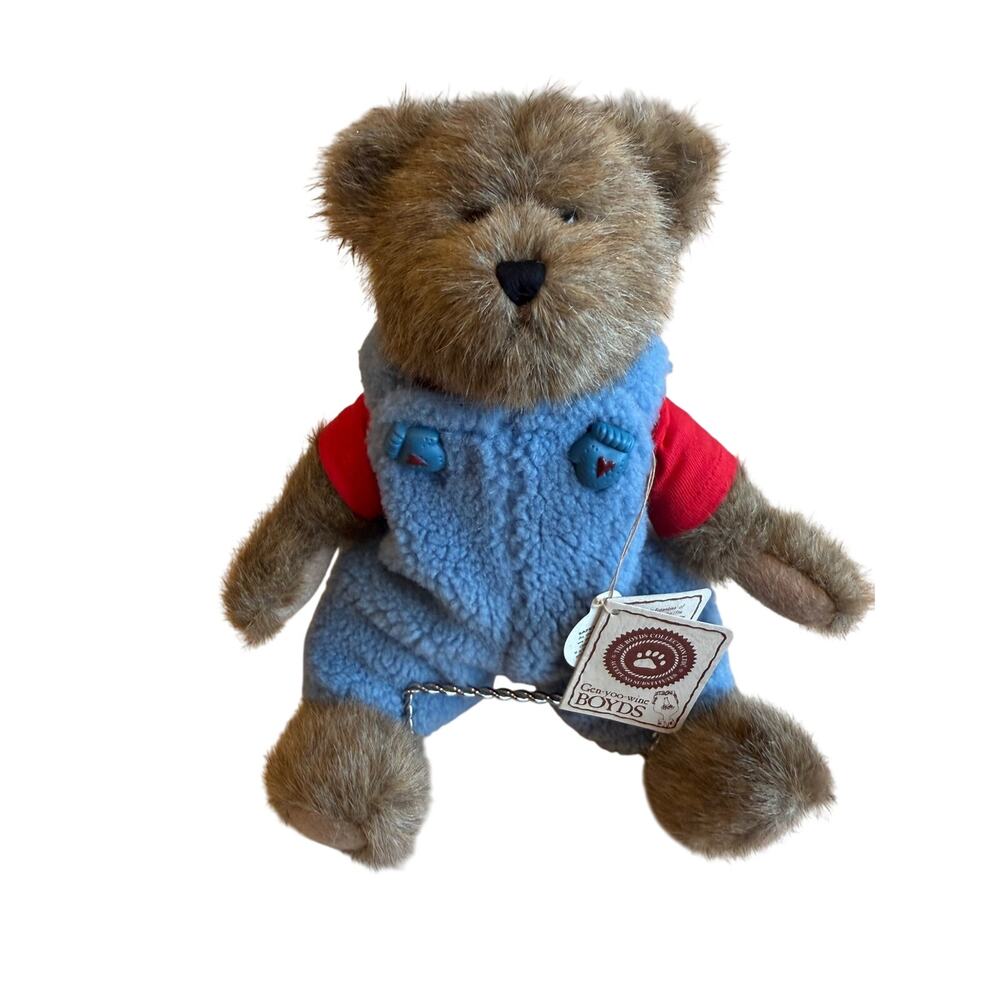 Boyds Bears Eric Burrbruin 904023 TJs Best Dressed Jointed Plush Bear w/ Tags
